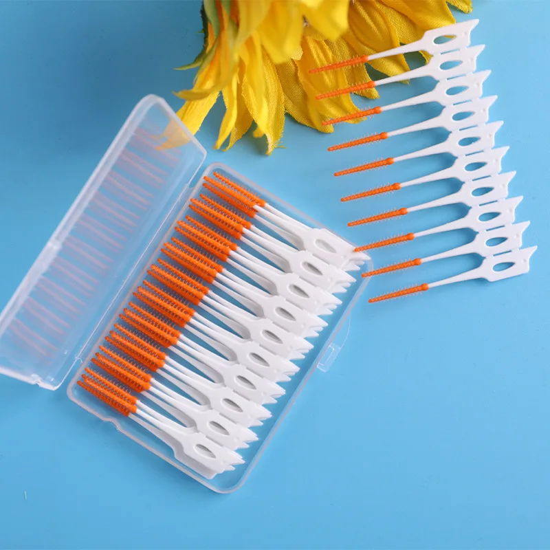 New Arrival Soft Silicone Toothpicks Between Teeth Brush 20 40