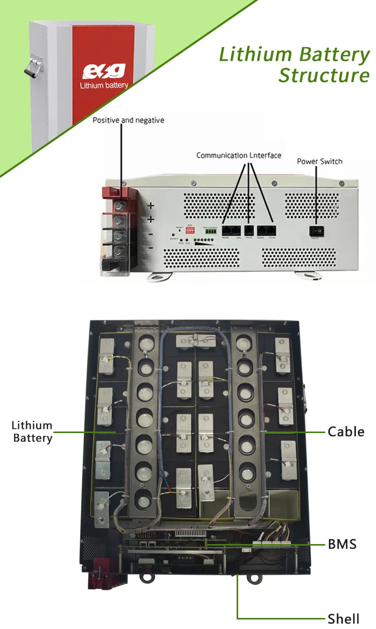 ESG 24v 25.6v48V 5KWH 10KWH 51.2V 50Ah 100Ah 150Ah 200Ah Solar System LiFePO4 Ion Lithium Batteries
