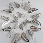Butterfly Stickers 2020 High Quality Decor Bedroom Acrylic 3d Metal Butterfly Wall Stickers