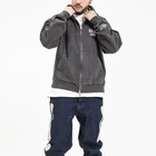 Hoodie Hoodies Jacket Hight Quality Drawstring Full Zip Up Face Hoodie Custom Oversized Men Hoodies Jacket