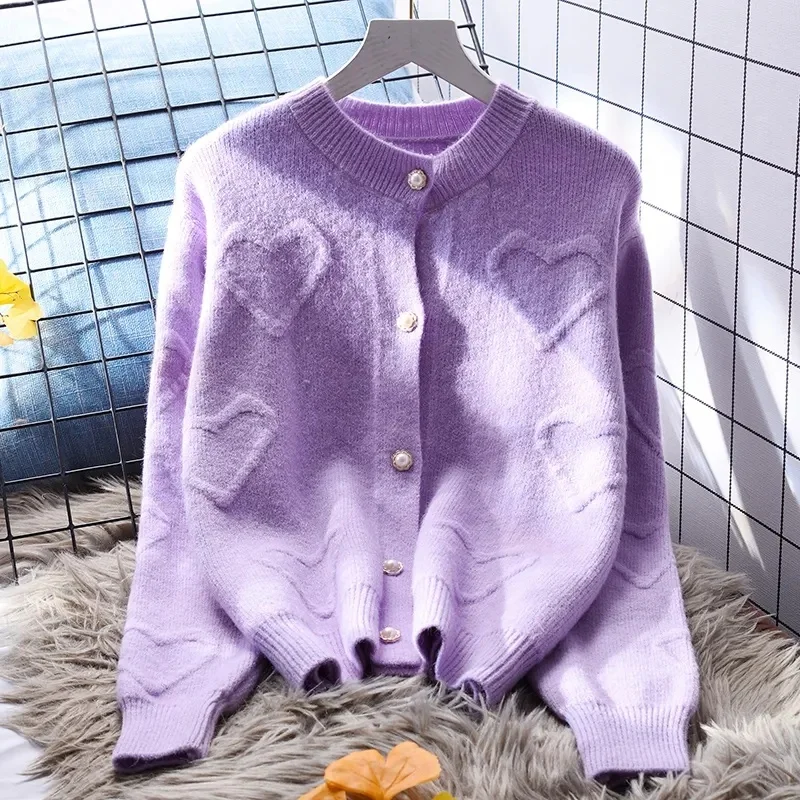 Women's Crew Neck Long Sleeve Pullover Sweater Casual Loose Fall Jumper Tops Knitwear