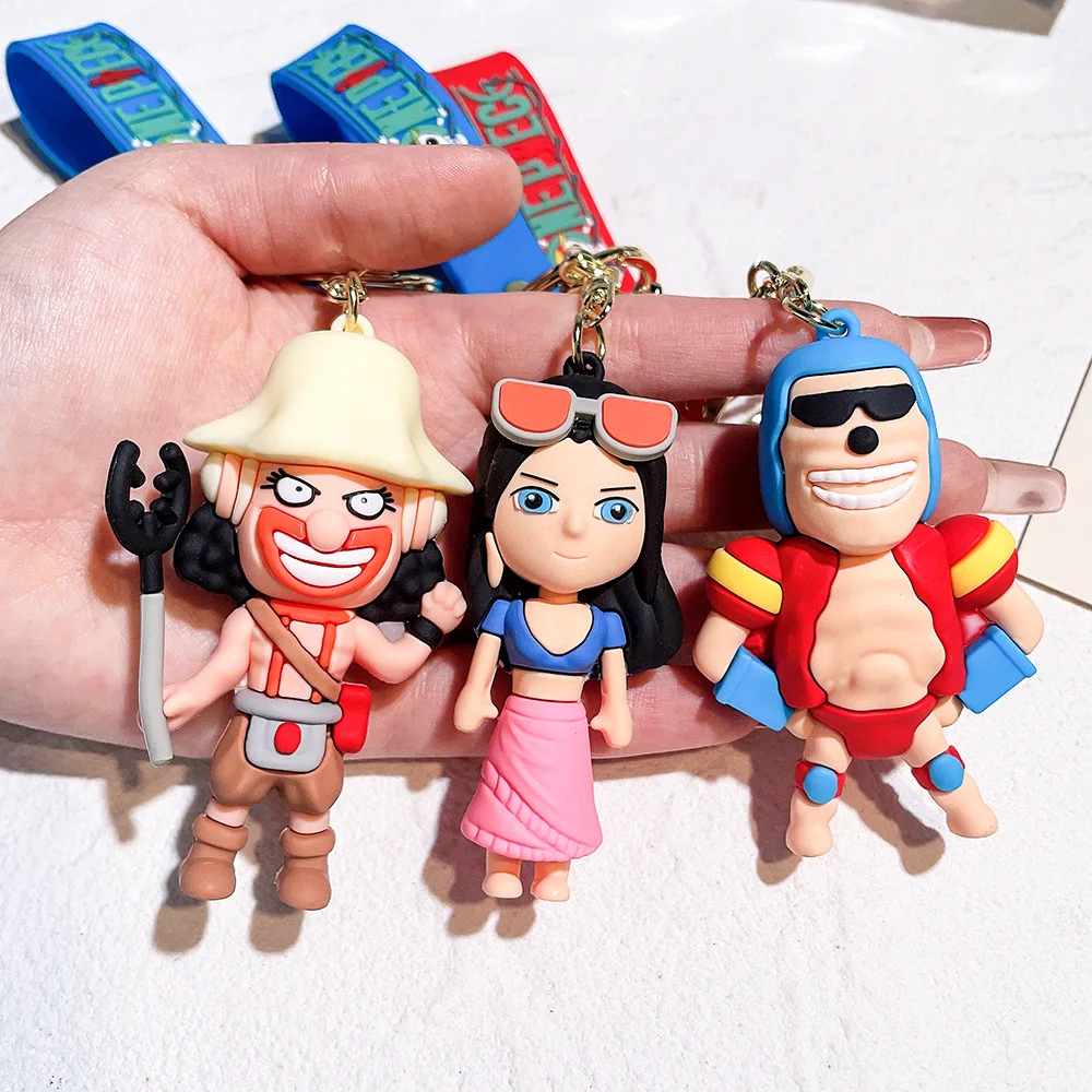 Xux Cartoon Keychain Toy Bag Keychain 3d Figurine Pendant Animation ...