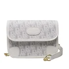 Popular Girls' 1 Shoulder Cross Saddle Bag Letter Printed Canvas Popular Women's Bag