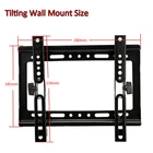 Tv Wall Tv Bracket High Quality Universal Cheap Wall Mounts Black Tv Stand Wall-mounted Tv Bracket