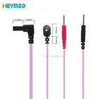 Units DC4.0mm Black Red Pins Electrode Wires Physical Therapy TENS Units Electrode Cables Lead Wires