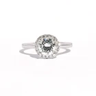 Ct IGI HPHT Lab Grown 18k White Gold 2 Ct Cluster Engagement Diamond Ring Designs