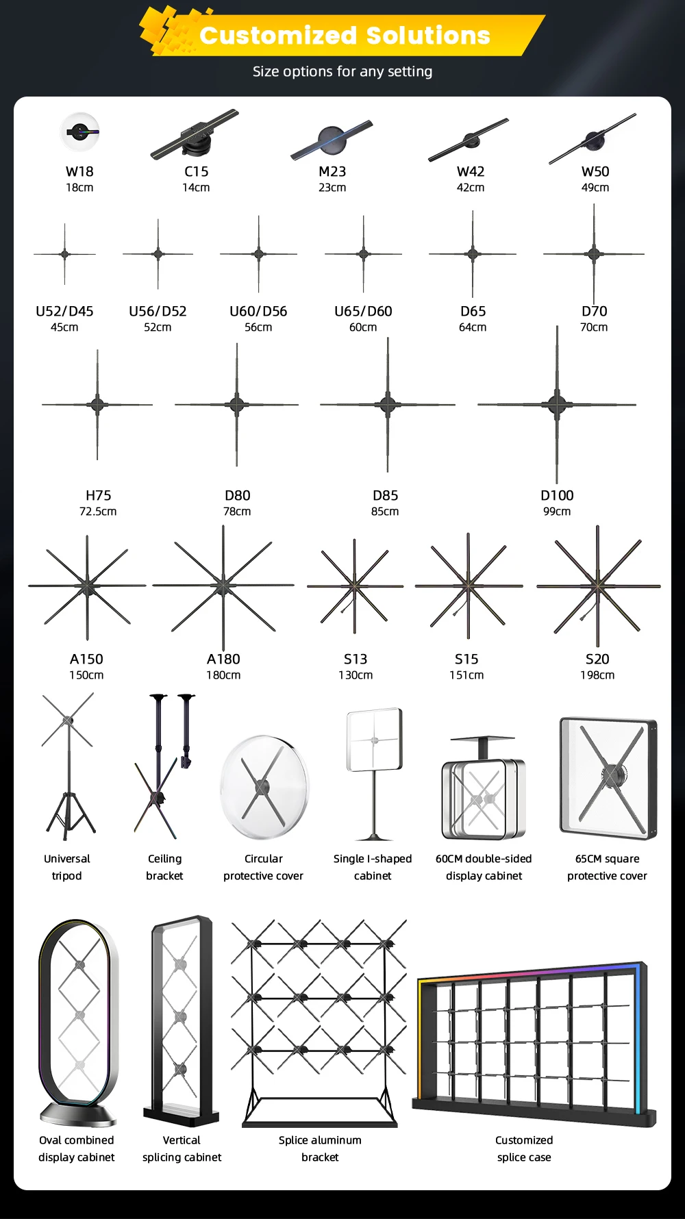 Fan, 60cm, LED, 3D - detail 16
