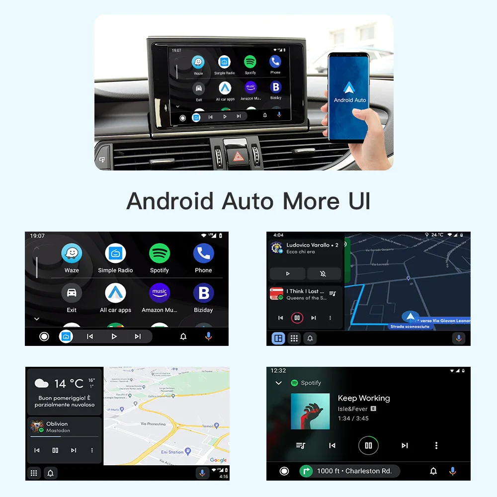 Carabc Wireless Apple Carplay Android Auto For Audi A1 A3 A4 A5 A6 A8