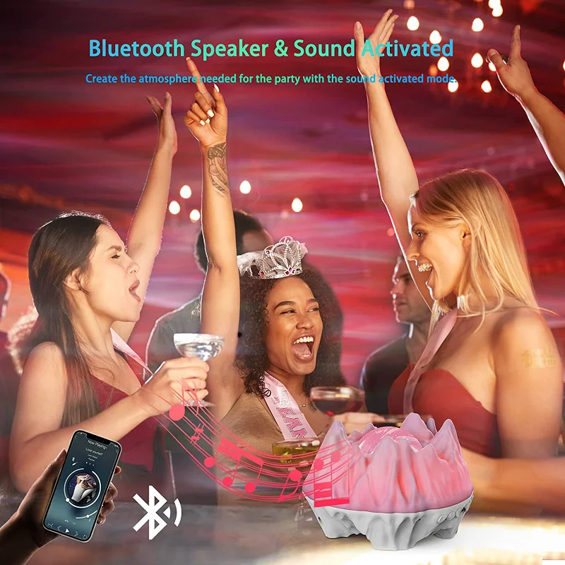 Newest Remote Controlled Smart Aurora Laser Sky Projector Star Starry Night Light Projector with Music