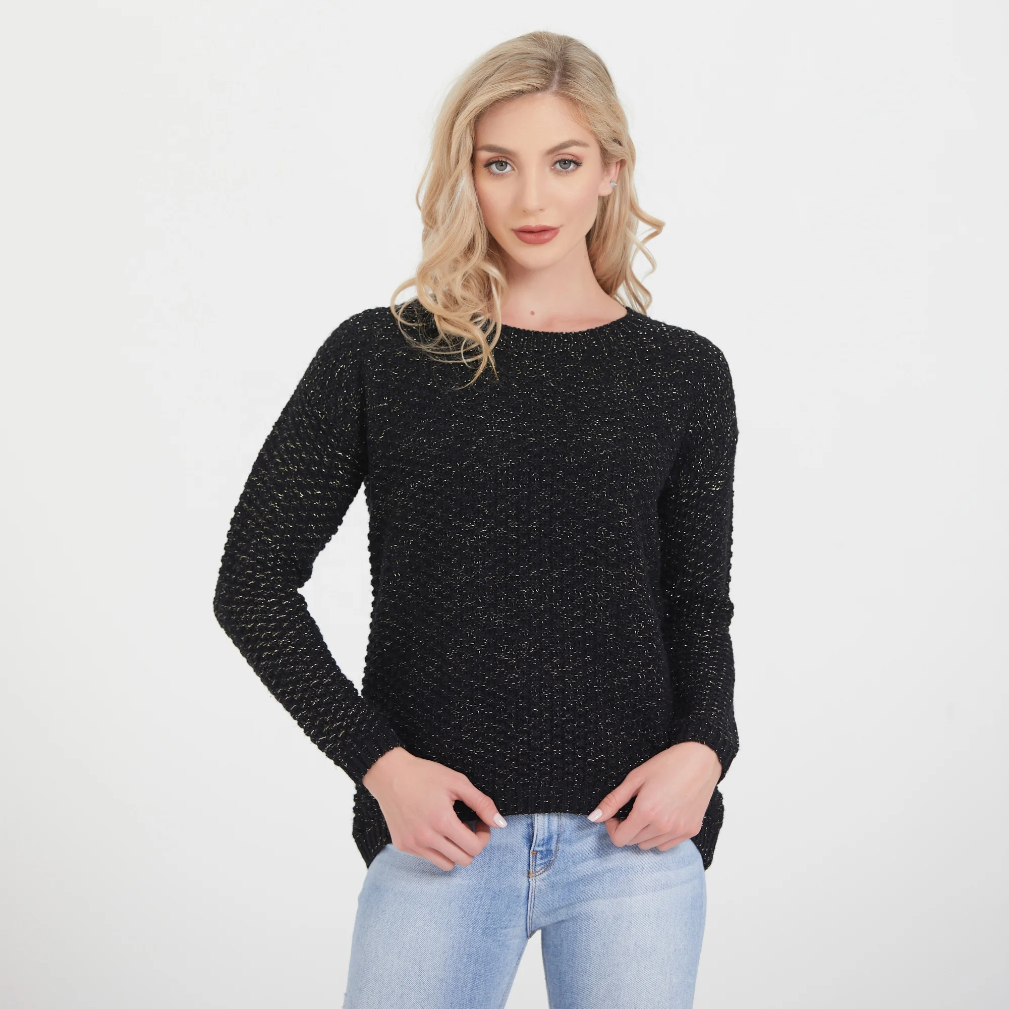 Custom 3gg Ladies Knitwear Acrylic 
