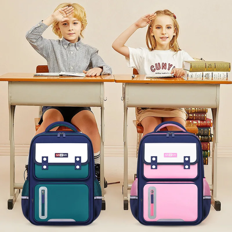 Amiqi MG-2023 Large Capacity Boys and Girls Children Class Book Bags Waterproof Kids Backpack School Backpacks