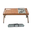 Kitchen Camping Table Simpleme Egg Roll Up Foldable Outdoor Wood Camping Kitchen Table For Picnic