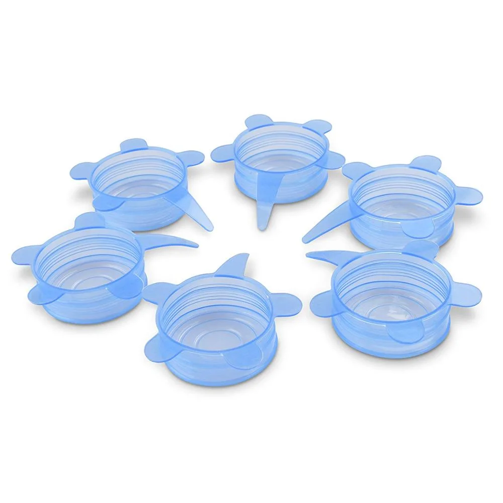 Silicone Cover Food Cup Universal Silicone Lids For Cookware Bowl Reusable Stretch Lids Flexible Silicone Stretch Lids