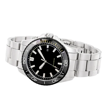 High quality swiss movement watch factory oem odm service black 316L stainless steel waterproof quartz watch