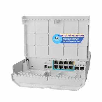 Original New Mikrotik switch CSS610-1Gi-7R-2S+OUT outdoor reverse poe network switch 8 port reverse