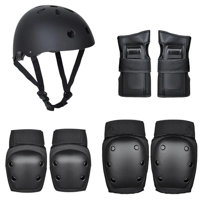 knee pads elbow pads helmet