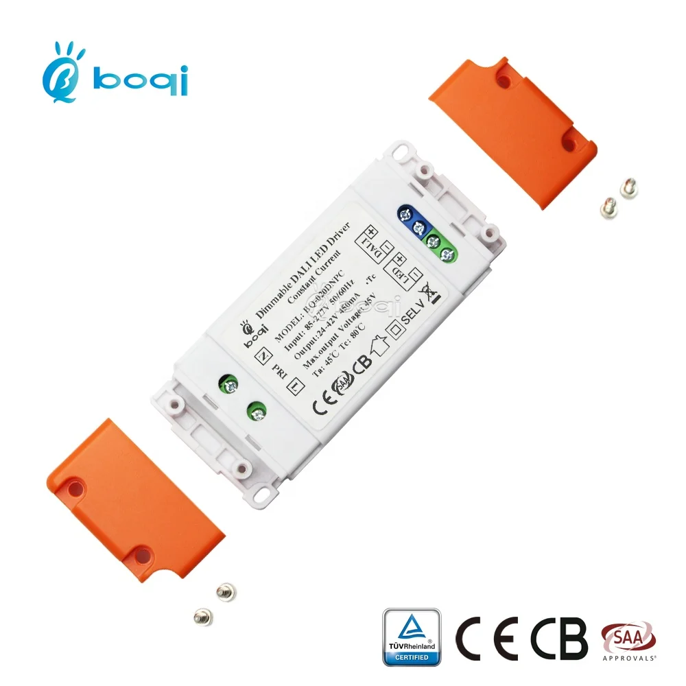 New design DALI 18w dimmable led driver 450mA With CE CB SAA