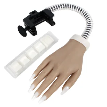 Hot Selling DIY Soft False Silicone Model for Home Salon PVC Acryl ABS Material Hand Bending Adjustment Bracket Fixed Practice