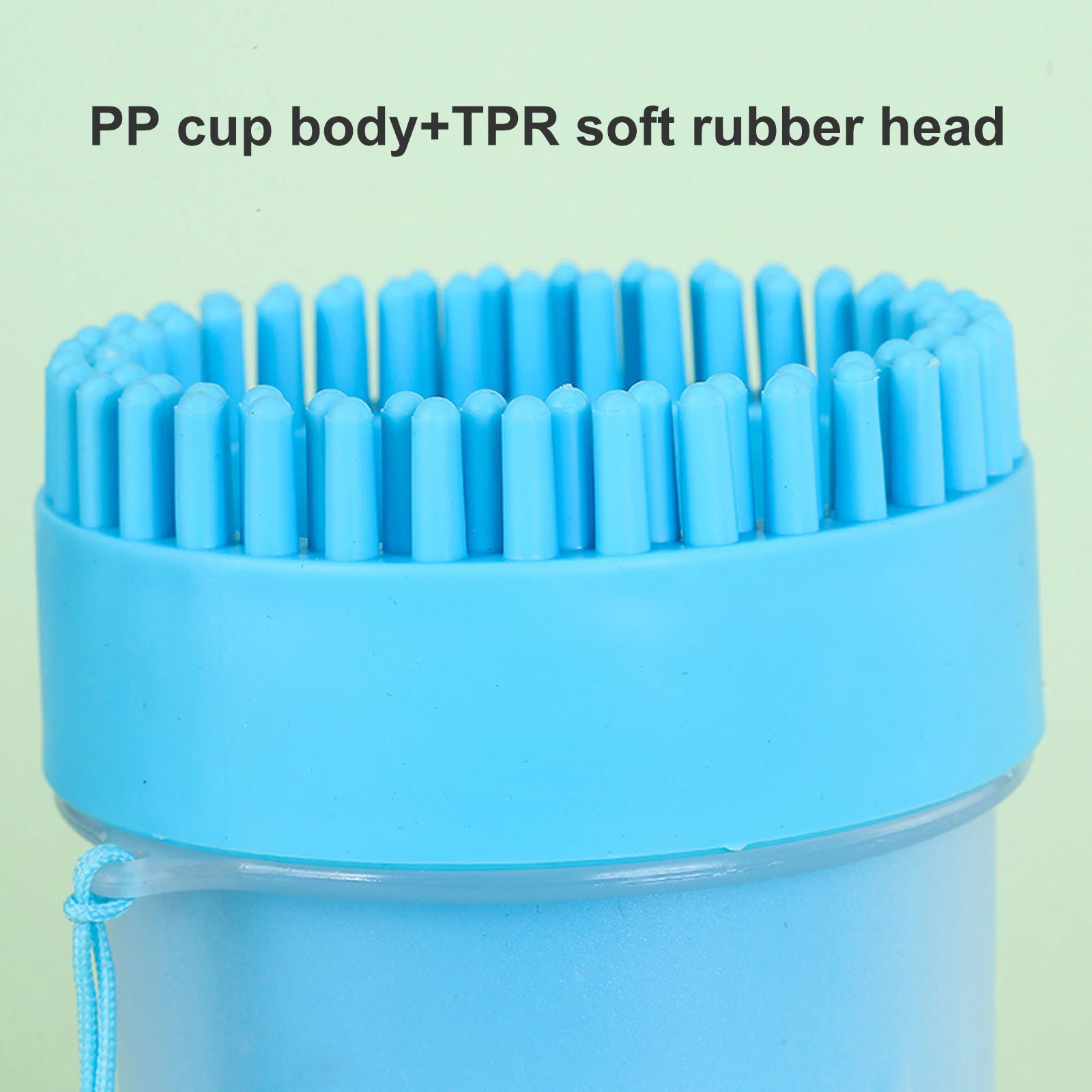 Dog Foot Cleaning Cup Bucket Silicone Soft Portable Puppy Wash Paw