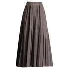 Skirt Long Autumn And Winter New Style A-line Big Swing Skirt High Elasticity High Waist Slim Women's Long Skirt