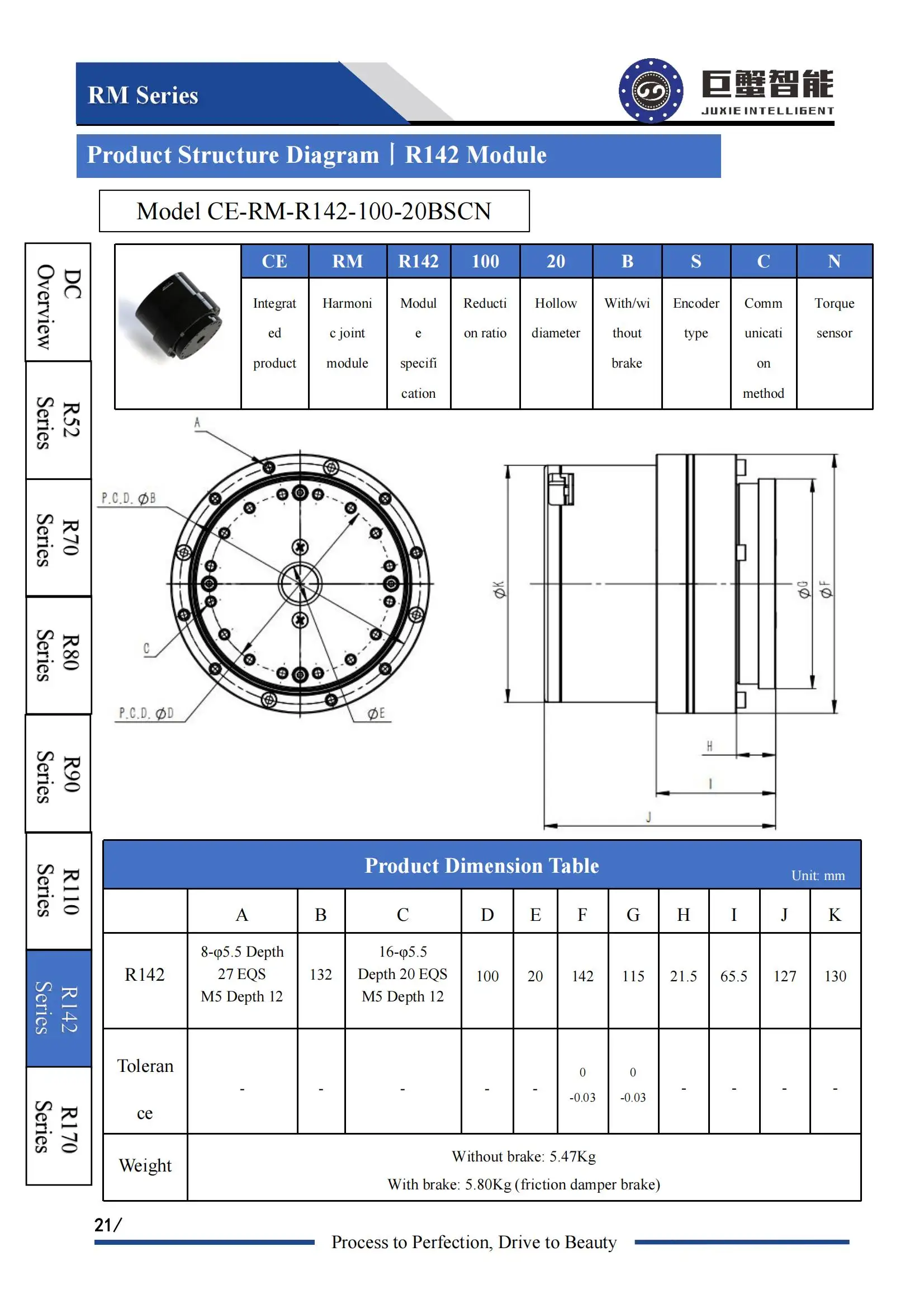 Module Integrated Bldc Motor, 142mm, 48V - detail 6