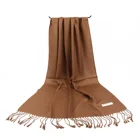Wedding Scarf Women Hijab Fashion Women Twill Solid Color Viscose Wedding Pashmina Hijab Shawl Scarf