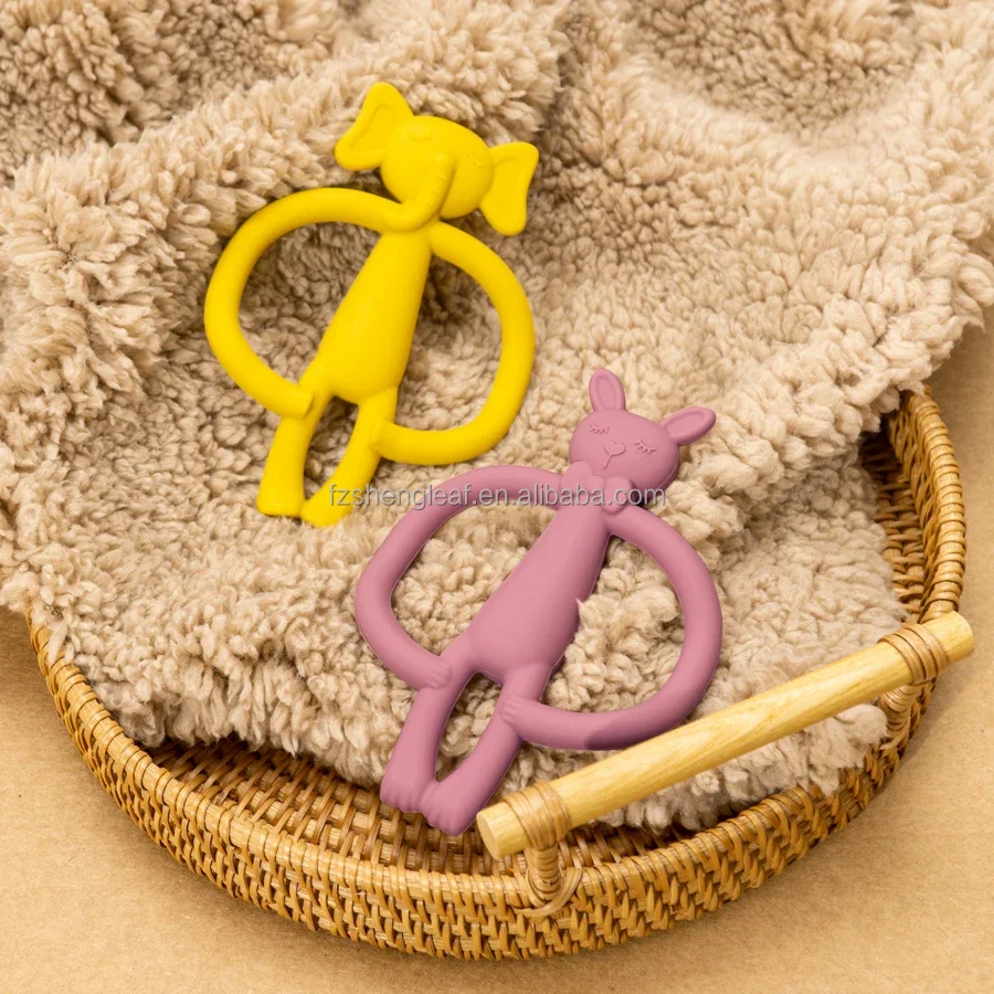 product bpa free custom kid baby teether durable infant chewing soft toys food grade silicone silicon nursing gift for newborns-1