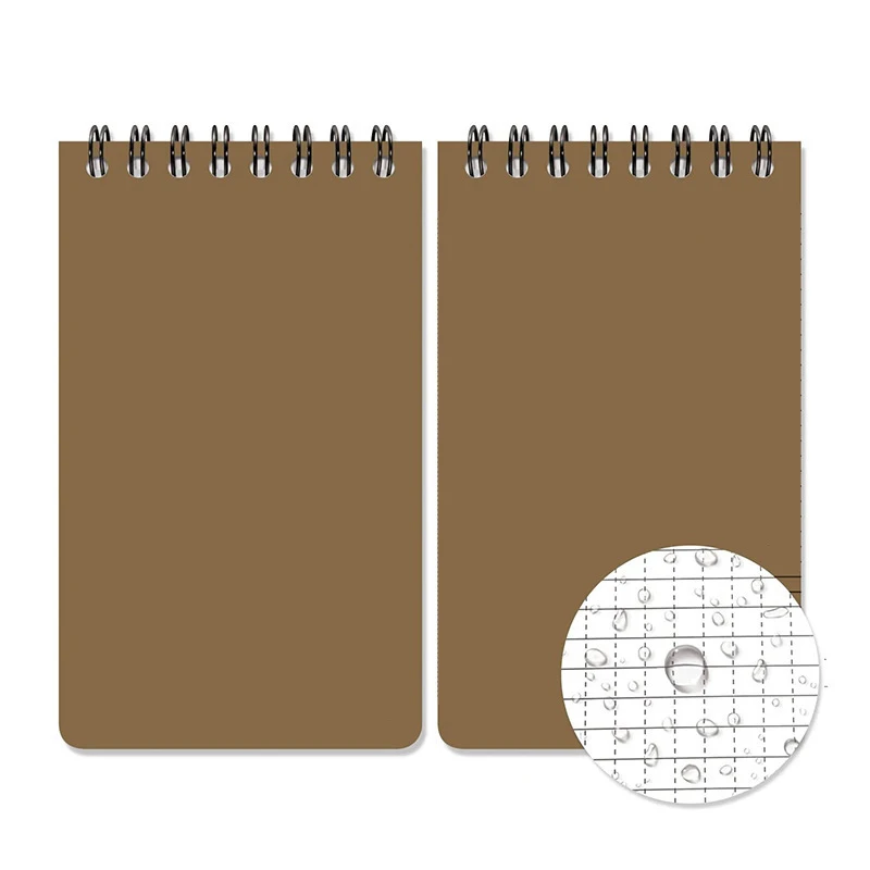 Custom logo all weather notepad waterproof stone paper notebook pocket size top spiral all weather notebook Custom logo all weather notepad waterproof stone paper notebook pocket size top spiral all weather notebook