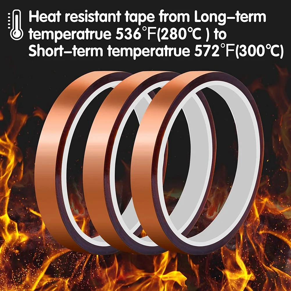 Heat-Resistant Tape for Sublimation 10mmX33M of Hot Pressing Tape Bonding Vinyl Without Residue