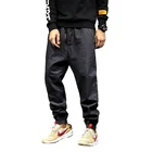 Jeans OEM High Quality Black Fashion Designer Loose High Waist Men'S Pants Trousers Denim Casual Jeans