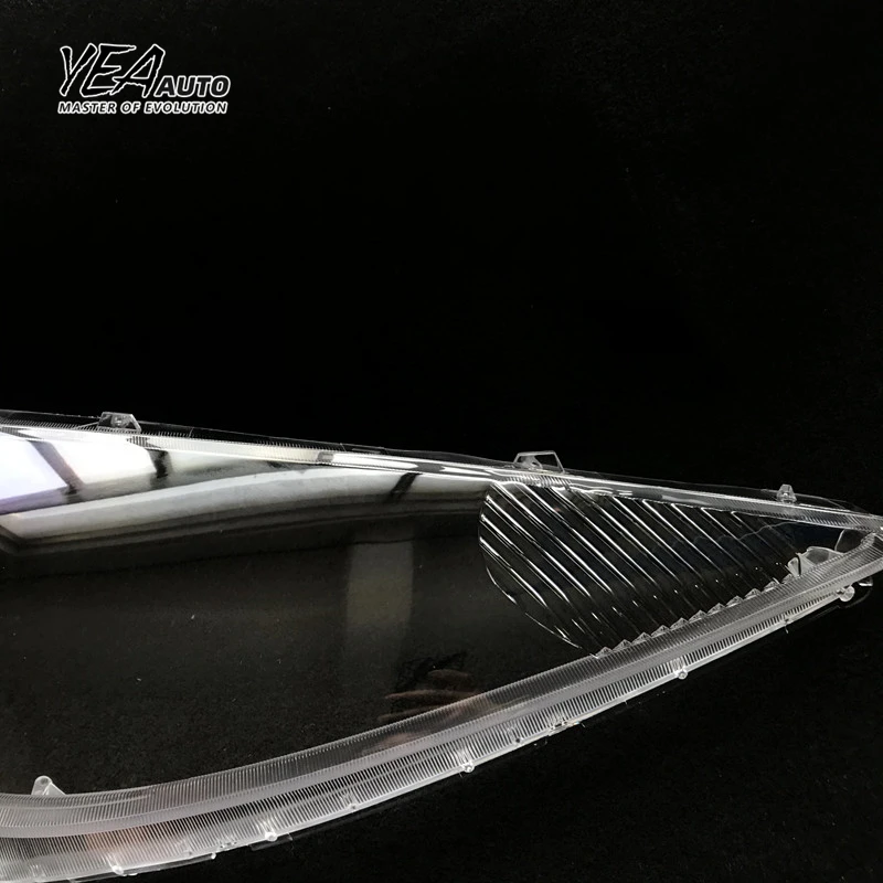 product yea auto car headlight cover headlight glass lens glass for toyota previa lens cover 2003 2004 2005 pc lampshade clear shell-7