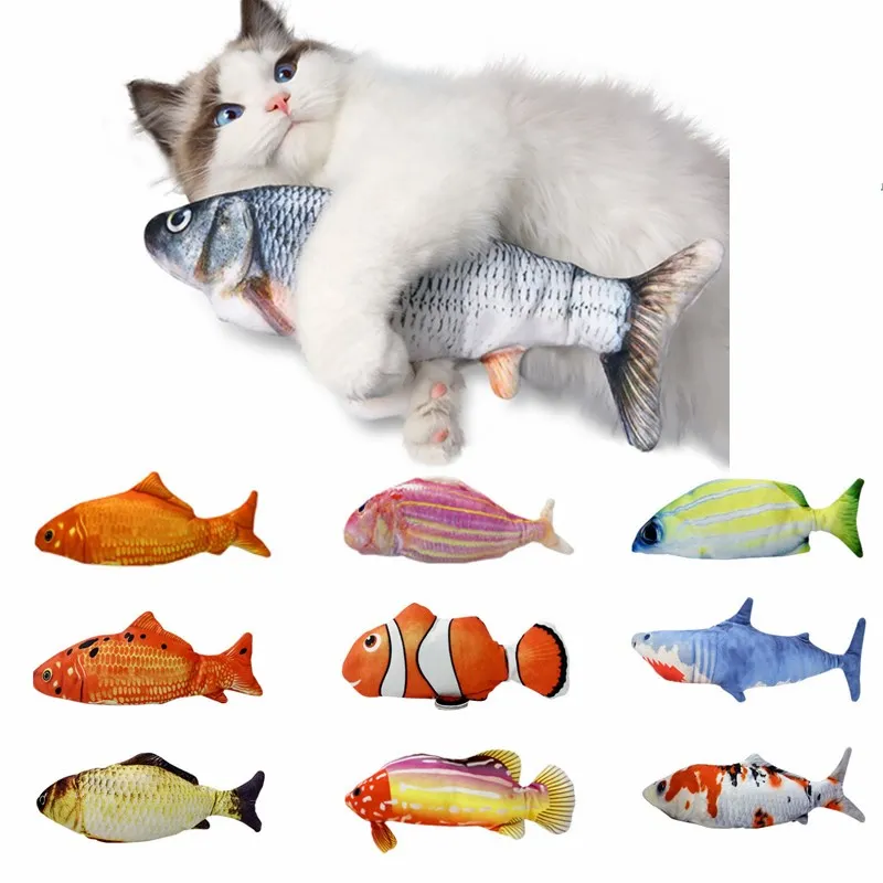 stuffed fish toy for cats