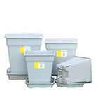 Decoration Wholesale Easy To Place Decoration Plant Pots Nursery Thick Pallets Plastic Flowerpots