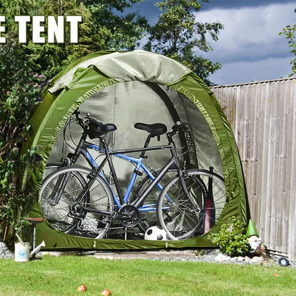 Bike Cover Storage Tent Garden Storage Sheds for Outdoor Camping Upgrade Polyester Waterproof Bicycle Shed Garden Storage and Pool Storage 