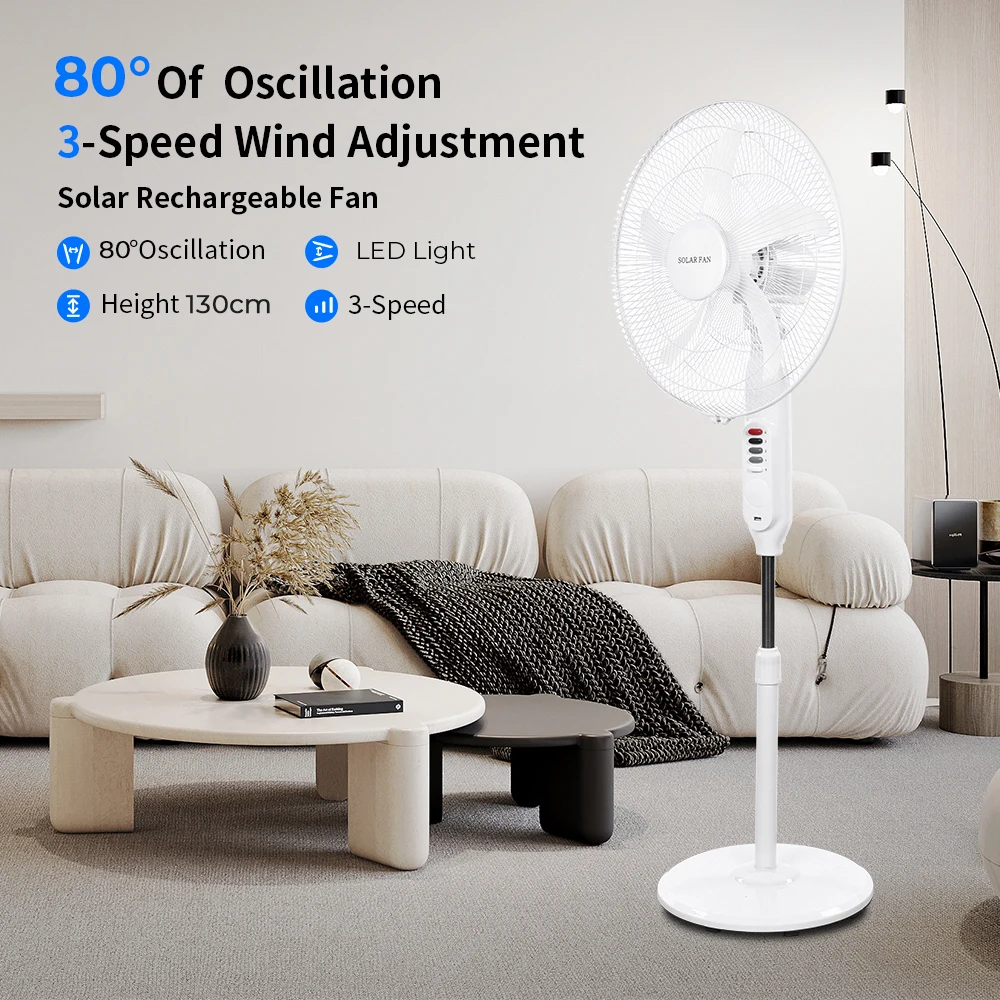 Pedestal Solar Fan, DC 12V, 18 - detail 16