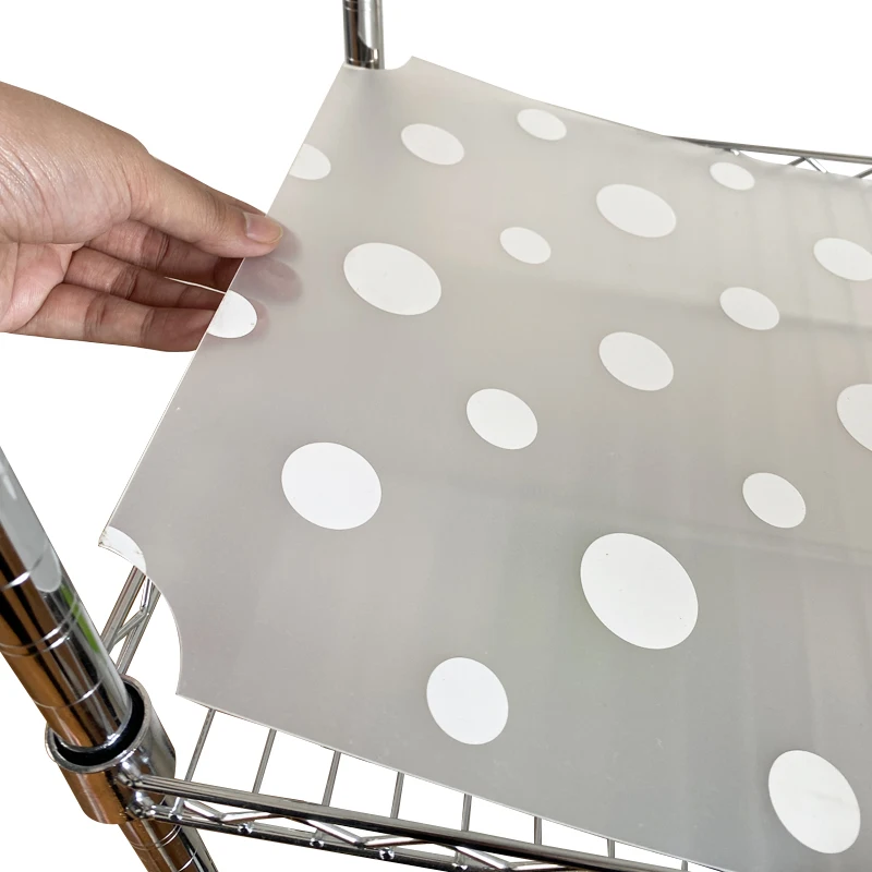 PP Eco-friendly Wire Shelf Liners Non-slip Drawer Liners for Household Food Grade