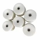 Polyester Yarn Spun Manufacturer Polyester Rayon 65/35 Ne50/2 Yarn TFO Spun Yarn Raw White 850-900TPM