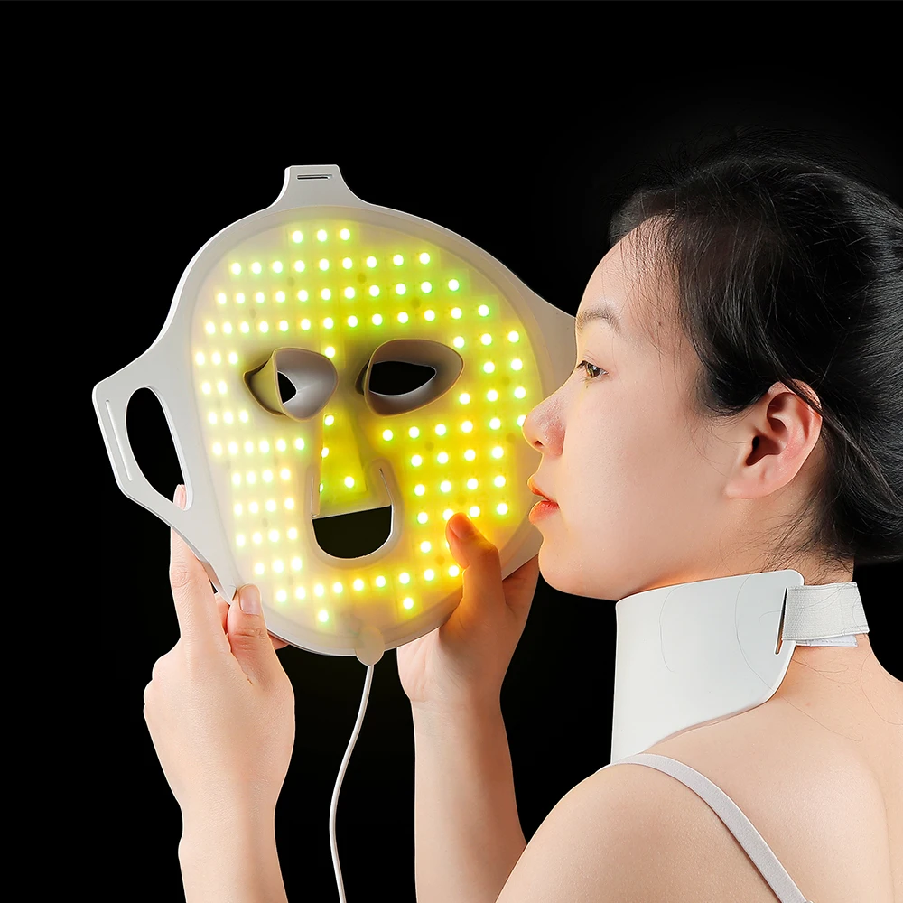 7 Colors Led Face Mask Anti Aging Light Therapy 660nm 850nm Infrared