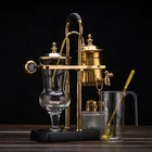 Household Commercial Household Luxury Royal Vacuum Cafetera Gold Color Belgium Balancing Siphon Coffee Maker