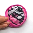 Hand Fan Customized Folding Hand Fan Customized Fabric Fold Up Nylon Hand Fan Flying Toy Mini Pocket Fan Foldable