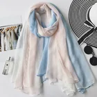 Shawl Chiffon Scarf Shawl Gradient Scarves Beach Towel Large Thin Summer Scarf For Women