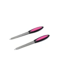 File Logo Customized A Nail File Wholesale Stainless Steel Finger Nail File Custom Logo