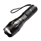 Xml T6 Led10w Led Brightest XML T6 Waterproof Military 1000 Lumen Tactical Flashlight For Self Defensive