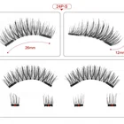 Mink Acrylic Natural Mink Faux Eyelashes Viciley False 3 Magnetic Eyelashes Faux Mink Acrylic Box/Top Eyelash Vendors