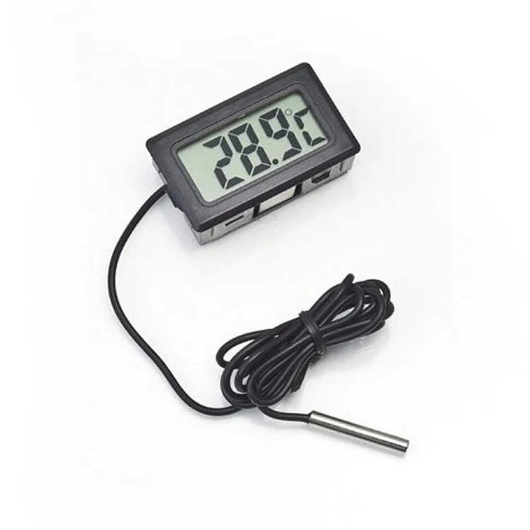 Mini Indoor Car LCD Digital Display Room Temperature Thermometer Meter best Q8D4 