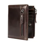 Pure Purse Wallet Wholesale Price 6046 Accept Custom Logo Men Pure Leather Purse Wallet Wholesale