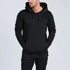 Hoodies Manufacture Hoodies MS-2912 Mens Plain Blank Hoodies Men Black Cotton Poly Fleece Hoodies