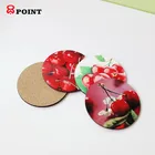 3mm Round Coaster For Sublimation 3mm Hardboard Bare Coaster For Sublimation Round Bulk Wood Coasters 90mm