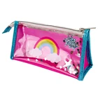 Case Plastic Licheng BXN568 Rainbow Pencil Case Transparent PVC Plastic Pencil Case For Student