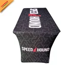 Table Cloth Custom Logo Printed Fitted Cover Display Table Cloth For Trade Show